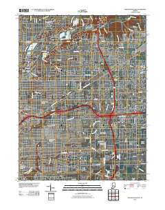 Indianapolis East Indiana Historical topographic map, 1:24000 scale, 7.5 X 7.5 Minute, Year 2010