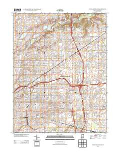 Indianapolis East Indiana Historical topographic map, 1:24000 scale, 7.5 X 7.5 Minute, Year 2013