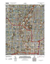 Indianapolis West Indiana Historical topographic map, 1:24000 scale, 7.5 X 7.5 Minute, Year 2010