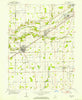 Ingalls Indiana Historical topographic map, 1:24000 scale, 7.5 X 7.5 Minute, Year 1952