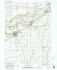 Ingalls Indiana Historical topographic map, 1:24000 scale, 7.5 X 7.5 Minute, Year 1962
