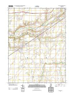 Ingalls Indiana Historical topographic map, 1:24000 scale, 7.5 X 7.5 Minute, Year 2013
