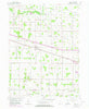 Inwood Indiana Historical topographic map, 1:24000 scale, 7.5 X 7.5 Minute, Year 1957