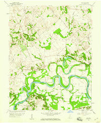 Iona Indiana Historical topographic map, 1:24000 scale, 7.5 X 7.5 Minute, Year 1958