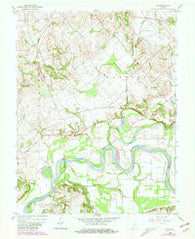 Iona Indiana Historical topographic map, 1:24000 scale, 7.5 X 7.5 Minute, Year 1958