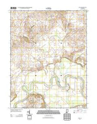 Iona Indiana Historical topographic map, 1:24000 scale, 7.5 X 7.5 Minute, Year 2013