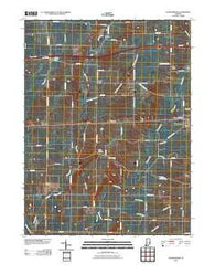 Jacksonburg Indiana Historical topographic map, 1:24000 scale, 7.5 X 7.5 Minute, Year 2010