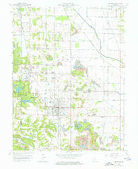 Jasonville Indiana Historical topographic map, 1:24000 scale, 7.5 X 7.5 Minute, Year 1963