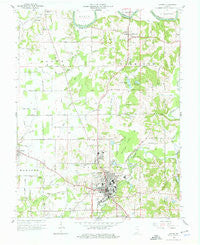 Jasper Indiana Historical topographic map, 1:24000 scale, 7.5 X 7.5 Minute, Year 1960