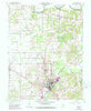 Jasper Indiana Historical topographic map, 1:24000 scale, 7.5 X 7.5 Minute, Year 1960