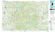 Jasper Indiana Historical topographic map, 1:100000 scale, 30 X 60 Minute, Year 1994