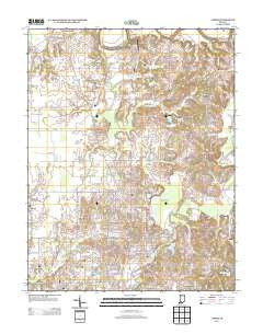 Jasper Indiana Historical topographic map, 1:24000 scale, 7.5 X 7.5 Minute, Year 2013