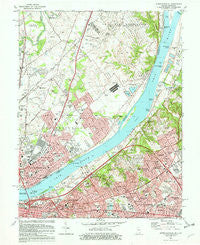 Jeffersonville Indiana Historical topographic map, 1:24000 scale, 7.5 X 7.5 Minute, Year 1982