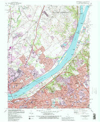 Jeffersonville Indiana Historical topographic map, 1:24000 scale, 7.5 X 7.5 Minute, Year 1993