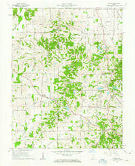Kasson Indiana Historical topographic map, 1:24000 scale, 7.5 X 7.5 Minute, Year 1961