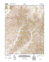 Kasson Indiana Historical topographic map, 1:24000 scale, 7.5 X 7.5 Minute, Year 2013