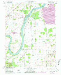 Keensburg Illinois Historical topographic map, 1:24000 scale, 7.5 X 7.5 Minute, Year 1959