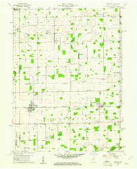 Kempton Indiana Historical topographic map, 1:24000 scale, 7.5 X 7.5 Minute, Year 1960