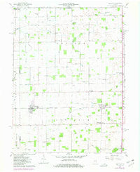 Kempton Indiana Historical topographic map, 1:24000 scale, 7.5 X 7.5 Minute, Year 1960