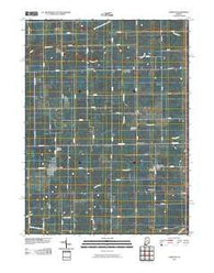 Kempton Indiana Historical topographic map, 1:24000 scale, 7.5 X 7.5 Minute, Year 2010