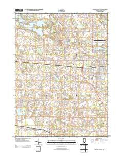 Kendallville Indiana Historical topographic map, 1:24000 scale, 7.5 X 7.5 Minute, Year 2013