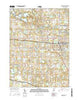Kendallville Indiana Current topographic map, 1:24000 scale, 7.5 X 7.5 Minute, Year 2016