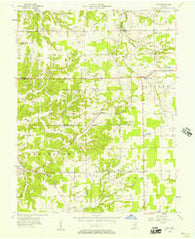 Kent Indiana Historical topographic map, 1:24000 scale, 7.5 X 7.5 Minute, Year 1956
