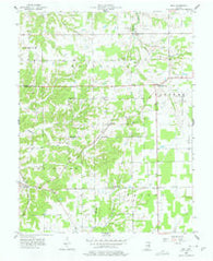 Kent Indiana Historical topographic map, 1:24000 scale, 7.5 X 7.5 Minute, Year 1956