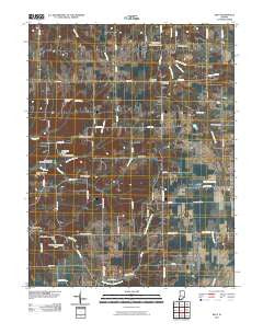 Kent Indiana Historical topographic map, 1:24000 scale, 7.5 X 7.5 Minute, Year 2010