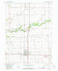 Kentland Indiana Historical topographic map, 1:24000 scale, 7.5 X 7.5 Minute, Year 1961