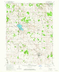 Kewanna Indiana Historical topographic map, 1:24000 scale, 7.5 X 7.5 Minute, Year 1962