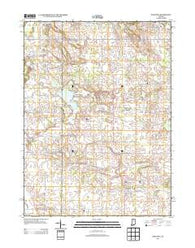 Kewanna Indiana Historical topographic map, 1:24000 scale, 7.5 X 7.5 Minute, Year 2013