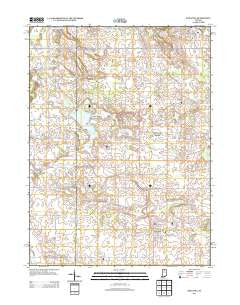 Kewanna Indiana Historical topographic map, 1:24000 scale, 7.5 X 7.5 Minute, Year 2013