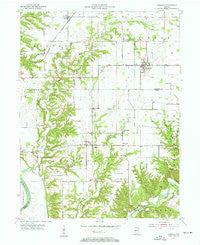 Kingman Indiana Historical topographic map, 1:24000 scale, 7.5 X 7.5 Minute, Year 1955