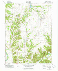 Kingman Indiana Historical topographic map, 1:24000 scale, 7.5 X 7.5 Minute, Year 1978