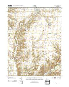 Kingman Indiana Historical topographic map, 1:24000 scale, 7.5 X 7.5 Minute, Year 2013
