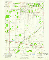 Kingsford Heights Indiana Historical topographic map, 1:24000 scale, 7.5 X 7.5 Minute, Year 1958