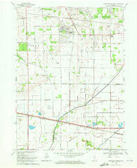 Kingsford Heights Indiana Historical topographic map, 1:24000 scale, 7.5 X 7.5 Minute, Year 1969