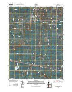 Kingsford Heights Indiana Historical topographic map, 1:24000 scale, 7.5 X 7.5 Minute, Year 2010