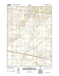Kingsford Heights Indiana Historical topographic map, 1:24000 scale, 7.5 X 7.5 Minute, Year 2013