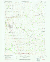 Kirklin Indiana Historical topographic map, 1:24000 scale, 7.5 X 7.5 Minute, Year 1961