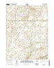 Kirkpatrick Indiana Current topographic map, 1:24000 scale, 7.5 X 7.5 Minute, Year 2016