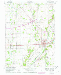 Knightstown Indiana Historical topographic map, 1:24000 scale, 7.5 X 7.5 Minute, Year 1960