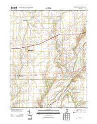 Knightstown Indiana Historical topographic map, 1:24000 scale, 7.5 X 7.5 Minute, Year 2013