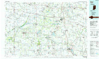 Knox Indiana Historical topographic map, 1:100000 scale, 30 X 60 Minute, Year 1984