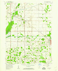 Knox West Indiana Historical topographic map, 1:24000 scale, 7.5 X 7.5 Minute, Year 1957