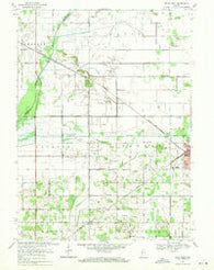 Knox West Indiana Historical topographic map, 1:24000 scale, 7.5 X 7.5 Minute, Year 1969
