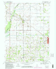 Knox West Indiana Historical topographic map, 1:24000 scale, 7.5 X 7.5 Minute, Year 1969