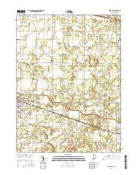 Knox East Indiana Current topographic map, 1:24000 scale, 7.5 X 7.5 Minute, Year 2016