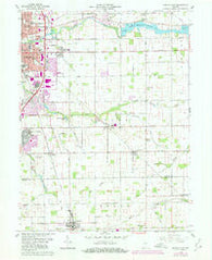 Kokomo East Indiana Historical topographic map, 1:24000 scale, 7.5 X 7.5 Minute, Year 1960
